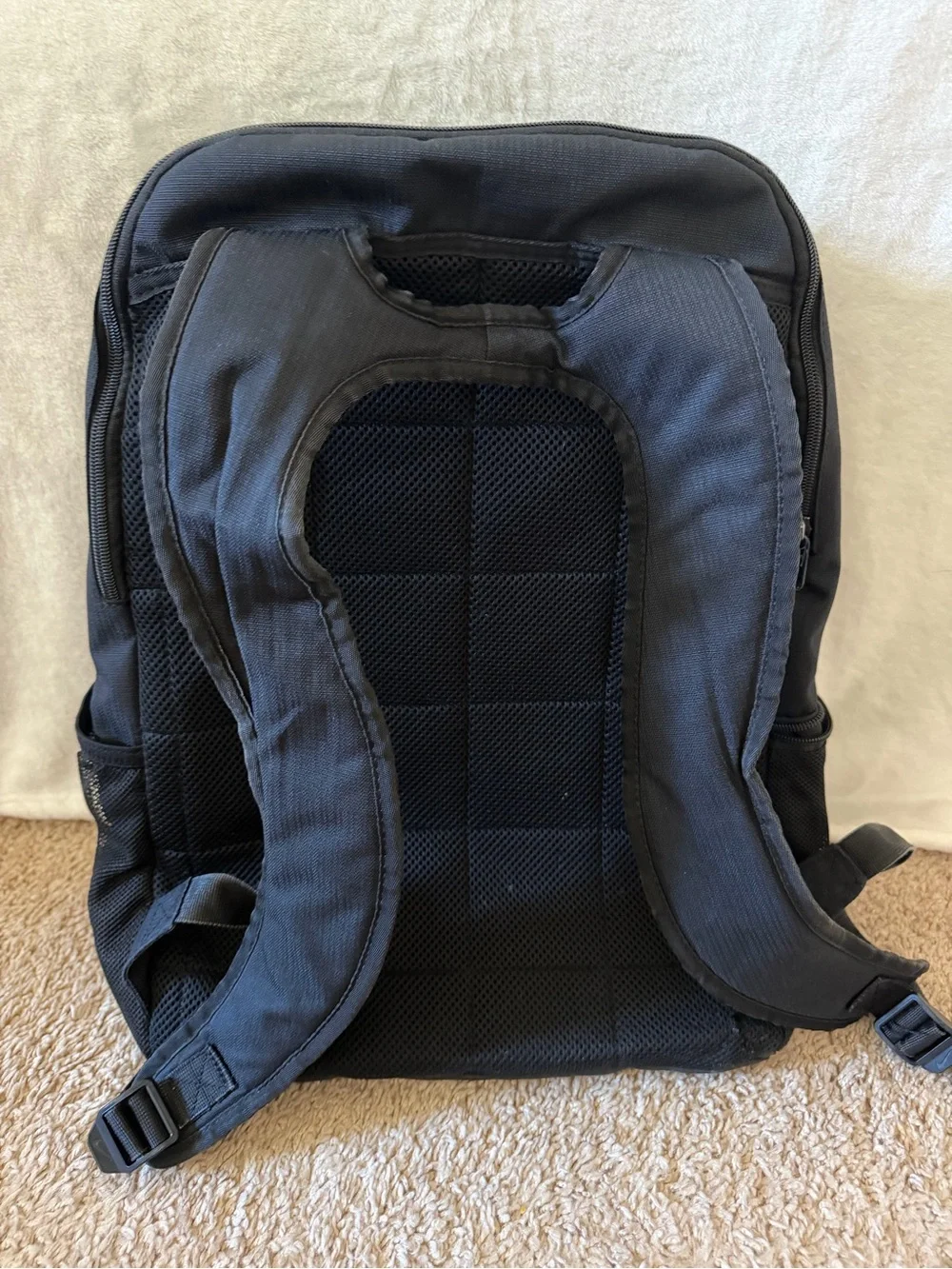 Nike Black Backpack with White Swoosh
